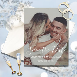 Photo Modern Bröllop spara datum