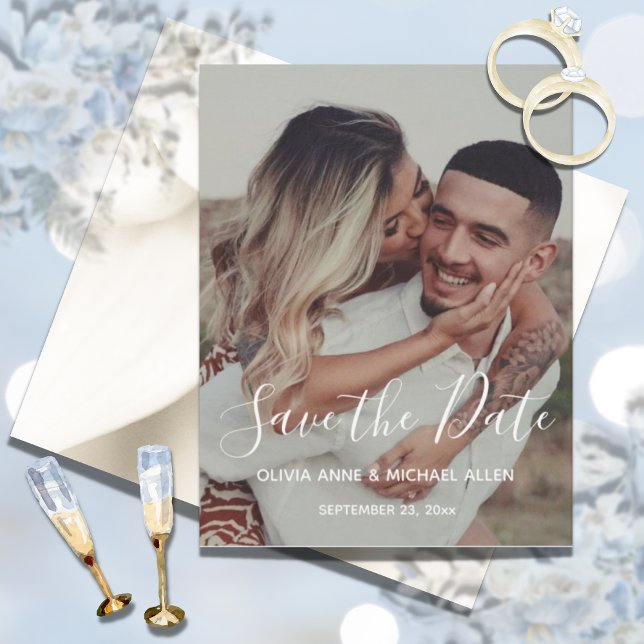 Photo Modern Bröllop spara datum (Skapare uppladdad)