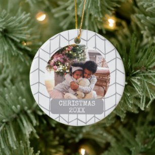 Photo Modern Helgdagars jul Julgransprydnad Keramik