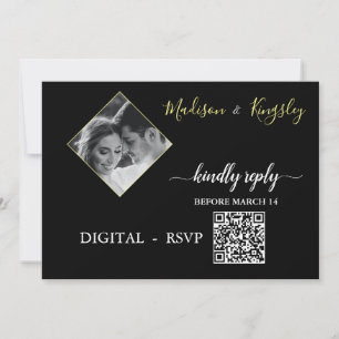 Photo Monogram Edgy Black Fab DIGITAL OSA KORT