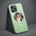 Photo Monogram Romantic Heart Coodinates Modern<br><div class="desc">Photo Monogram Romantic Heart Coodinates Modern iPhone Smart Phone-väskor har ditt favoritfoto med dina monogram- och anpassningsbar-koordinater för longitud och latitud som är speciella för dig i modern skripttypografi. Perfekt för födelsedag,  jul,  bröllop,  brud,  blivande brud,  Alla hjärtans dag och så mycket mer. Designad av ©Evco Studio www.zazzle.com/store/evcostudio</div>