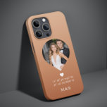 Photo Monogram Romantic Heart Coodinates Modern<br><div class="desc">Photo Monogram Romantic Heart Coodinates Modern iPhone Smart Phone-väskor har ditt favoritfoto med dina monogram- och anpassningsbar-koordinater för longitud och latitud som är speciella för dig i modern skripttypografi. Perfekt för födelsedag,  jul,  bröllop,  brud,  blivande brud,  Alla hjärtans dag och så mycket mer. Designad av ©Evco Studio www.zazzle.com/store/evcostudio</div>
