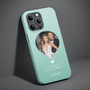 Photo Monogram Romantic Heart Coodinates Modern