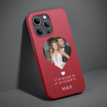 Photo Monogram Romantic Heart Coodinates Modern<br><div class="desc">Photo Monogram Romantic Heart Coodinates Modern iPhone Smart Phone-väskor har ditt favoritfoto med dina monogram- och anpassningsbar-koordinater för longitud och latitud som är speciella för dig i modern skripttypografi. Perfekt för födelsedag,  jul,  bröllop,  brud,  blivande brud,  Alla hjärtans dag och så mycket mer. Designad av ©Evco Studio www.zazzle.com/store/evcostudio</div>