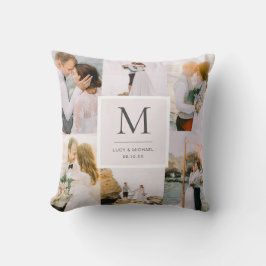 Photo Monogrammed Bröllop Kudde