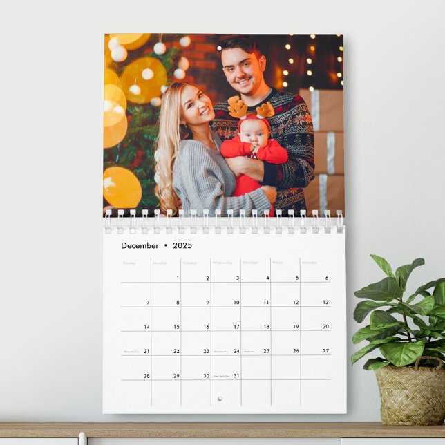 Photo Mosaic Mix Collage Family 2025 Kalender (Skapare uppladdad)