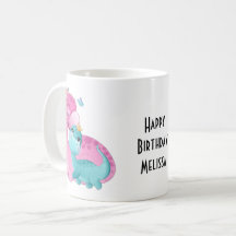 Photo Mugg med För barn Text | Dinosaurier