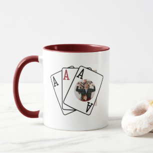 Photo Mugg med tre Ess: Skapa Perfekt Gift