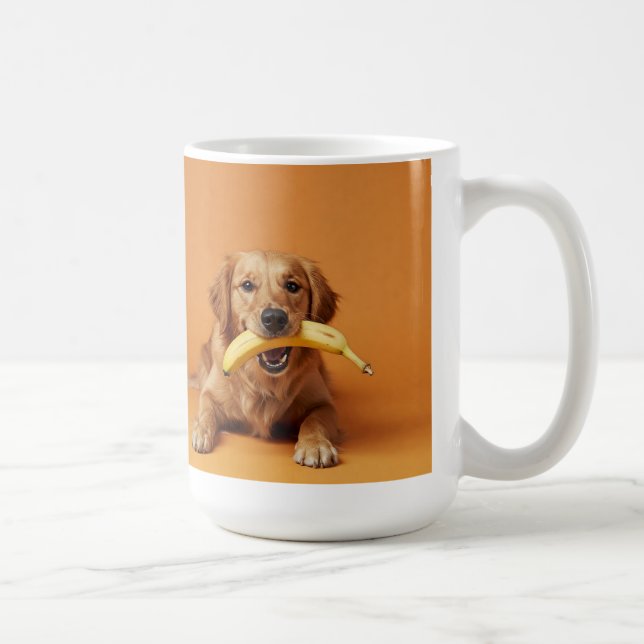 Photo mugg pet hund banan (Höger)