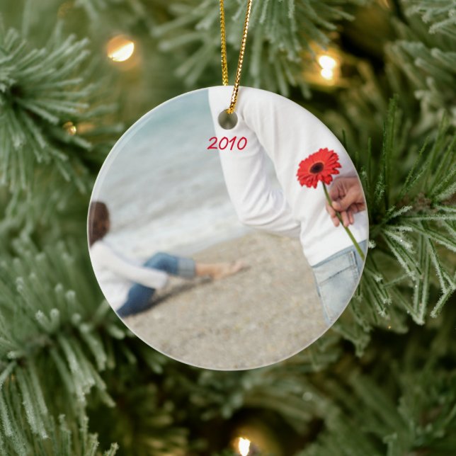 Photo Musical Black Strawberry Chandelier Julgransprydnad Keramik (Träd)