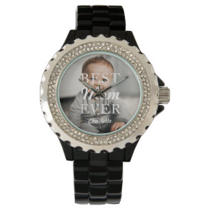 Photo Namn Best Mamma någonsin Armbandsur