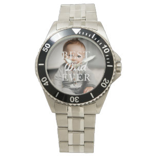 Photo Namn Best Pappa någonsin Armbandsur
