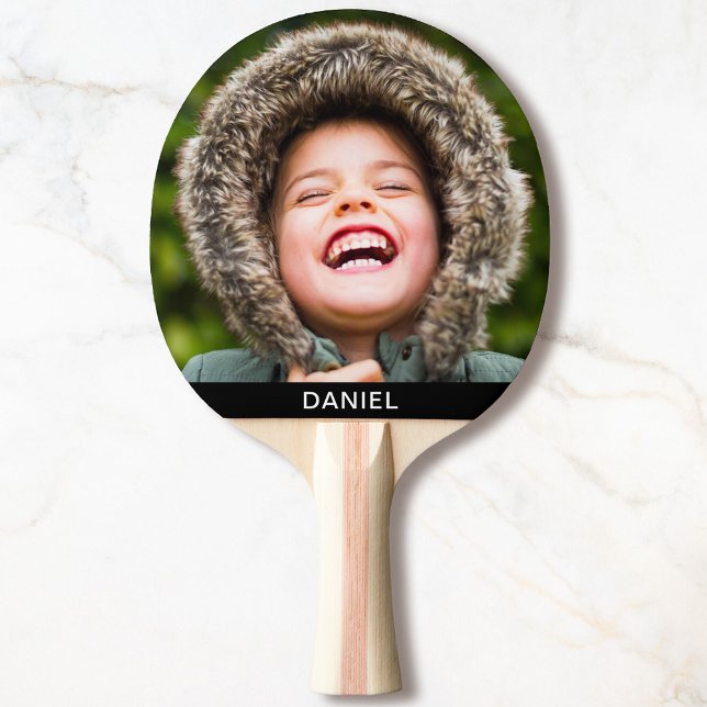 Photo & Namn Template Bord Tennis Fladdermus Paddl Pingisracket (Skapare uppladdad)