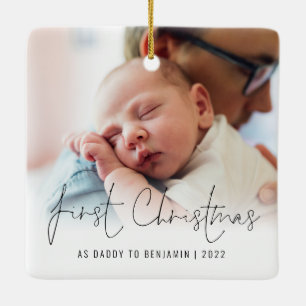 Photo Namn Year First jul as pappa Julgransprydnad Keramik