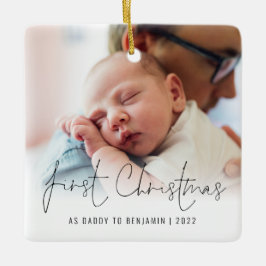 Photo Namn Year First jul as pappa Julgransprydnad Keramik