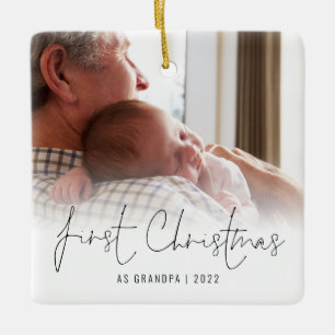 Photo Namn Year First jul Grandpa Julgransprydnad Keramik