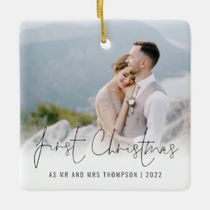 Photo Namn Year First jul Mr. Mrs. Julgransprydnad Keramik