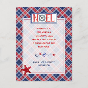 Photo NOEL Nautical Fair Vind Red Play Helgdag Vykort