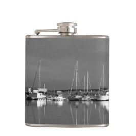 photo noir et blanc, bateaux fickplunta