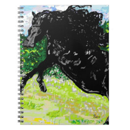 Photo Note Bok Black Stallion Anteckningsbok