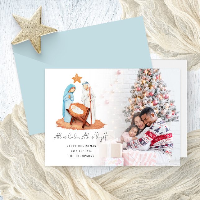 Photo Ntivity All är Lugn God jul (Front and back view)