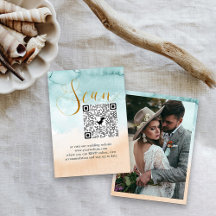 Photo Online OSA QR Code Beach Wedding
