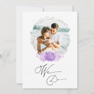 *~* PHOTO OSA + QR AR6 Blommigt Bröllop Inv Inbjudningar