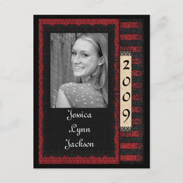 Photo Party inbjudan eller Tack (Framsida)