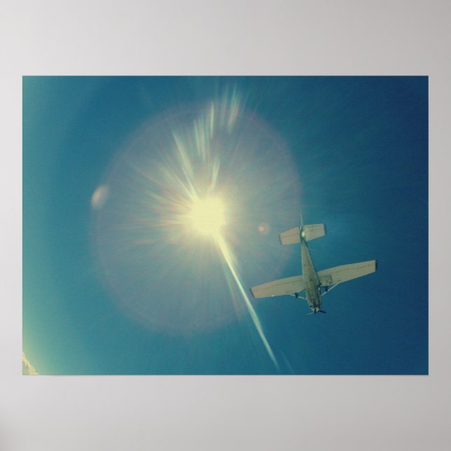 Photo perfekt small flygplan-pilot poster (Framsidan)