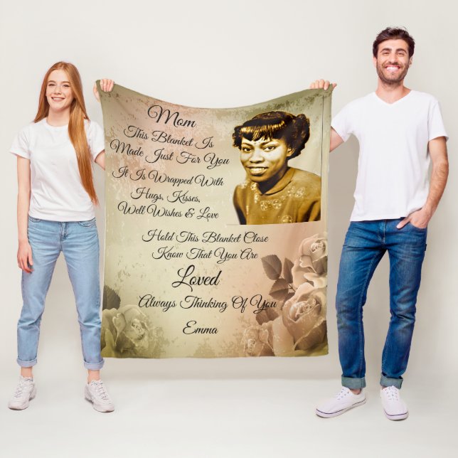 Photo Personalize Fleece Blanket (På plats)