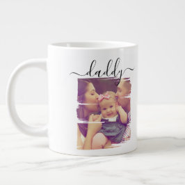 Photo Personlig Fars dag Jumbo Mugg