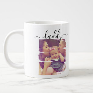Photo Personlig Fars dag Jumbo Mugg