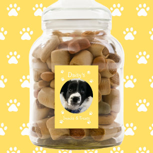 Photo Pet Treat Mat Etikett