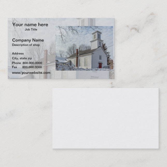 Photo Phantom Background template Visitkort (Fram/baksida)