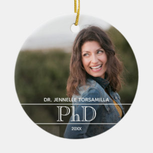 Photo PhD Studenten Ceramic Ornament