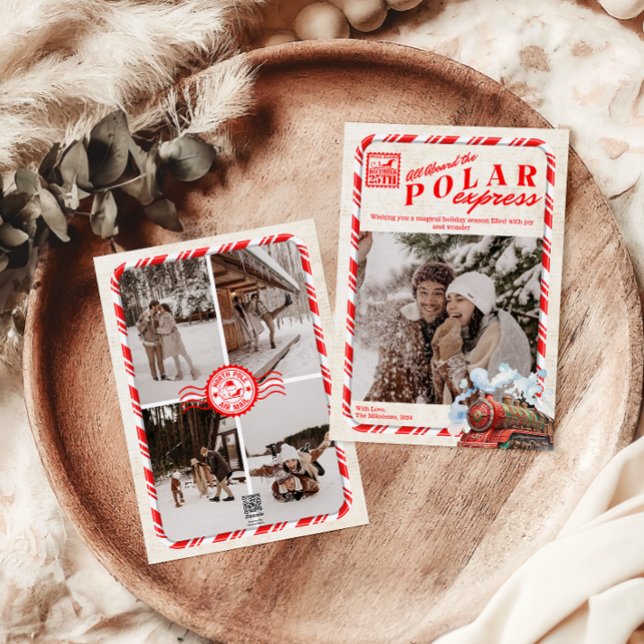 Photo Polar Express-jul Julkort (Skapare uppladdad)
