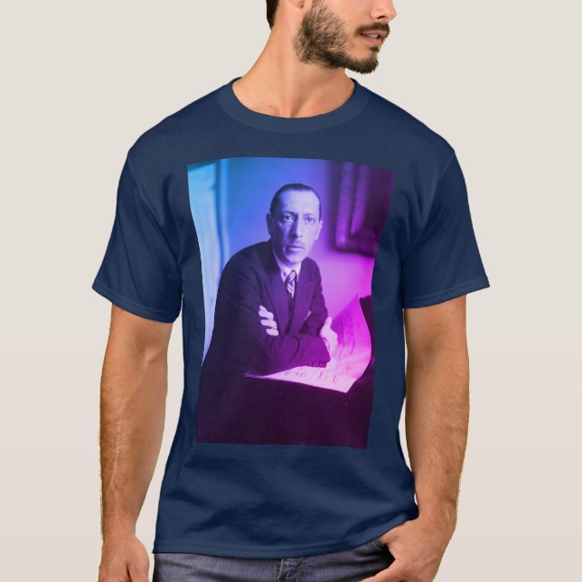 Photo Porträtt i Igor Stravinsky T Shirt (Framsida)