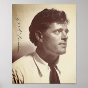 Photo porträtt of Jack London Poster
