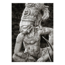 Photo Print - Ancient Mayan Figur - Mexiko