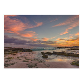 Photo Print - Soluppgång över Cancun, Mexiko Fototryck