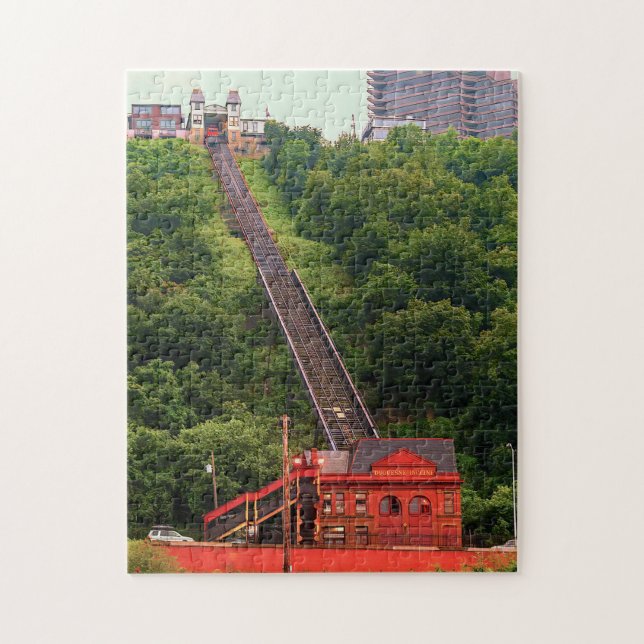 Photo Puzzle Duquesne Incline Pittsburgh Pussel (Vertikal)