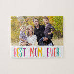 Photo Puzzle med bästa Mamma någonsin Anpassningsb Pussel<br><div class="desc">Fotogåvor är de bästa gåvorna! Personlig enkelt med text och/eller bilder för ett anpassningsbar. Designad av Berry Berry Sweet. Visa fler design på www.berryberrysweet.com</div>