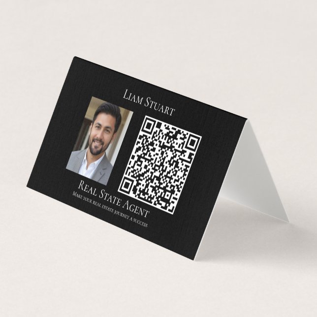Photo QR-kod Business Company Large Kort (Framsida)