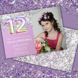 Photo Rainbow Gnistra 12:e Birthday Inbjudningar