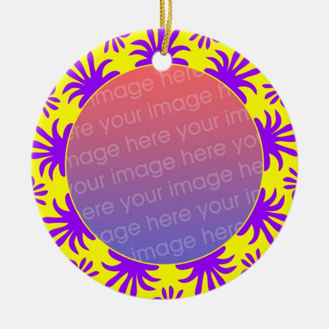 Photo Ram 09 Julgransprydnad Keramik (Framsidan)