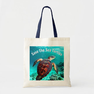 Photo Realistic Sea Turtle | Spara Sea Turtles Tygkasse
