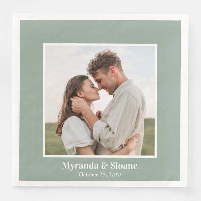 Photo Rehearsal Middag Eucalyptus Pappersservett (Framsida)