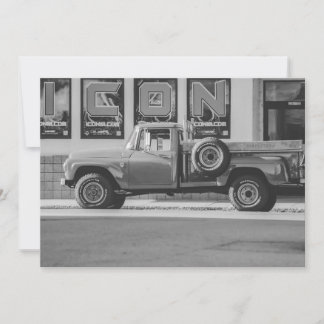 Photo Reprint American Pickup Truck Inbjudningar