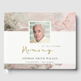 PHOTO ROSA DUSKY RO GULD AGATE SYMPATHY MEMORIAL GÄSTBÖCKER