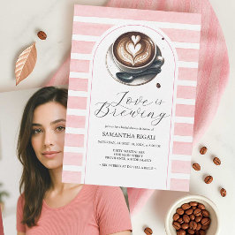 Photo Rosa Kärlek brinner Möhippa Inbjudningar